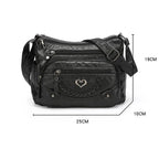 📢📢50% OFF !! ⏰Women's Soft PU Leather Multi-Pocket Crossbody Bag