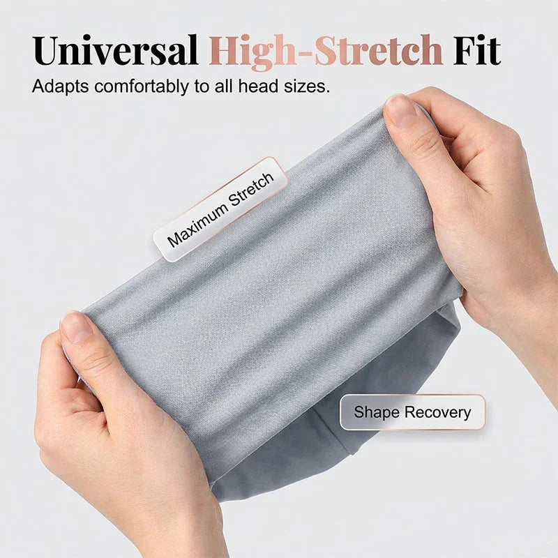 👒 Buy 1 Get 1 FREE!🌸 Soft Stretch Turban Cap – Milk Silk Fabric & Anti-Slip Fit – Hair Volume Concealer – Multi-Use Under Scarf 🧣