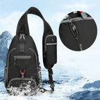 ⏰🔥LIMITED TIME 50% OFF!🔥50K+ SOLD!🎒Men's Outdoor Sling Crossbody Bag – Multi-Pocket, Water-Resistant, Breathable Back 🌦️