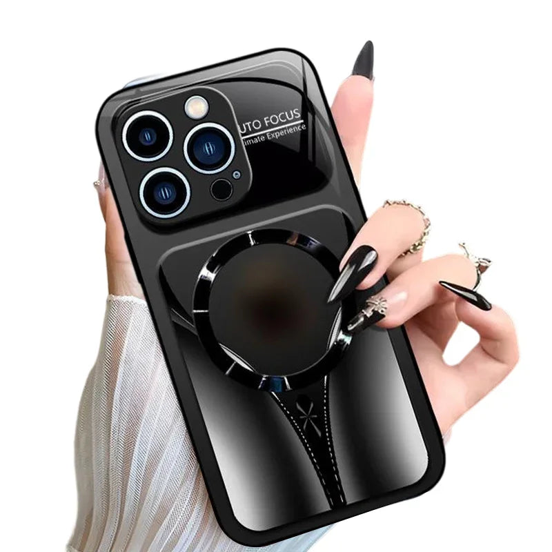 📱 50% OFF NOW!🧲 Magnetic Tempered Glass Phone Case – Shockproof & MagSafe Compatible – Premium Protective Cover ✨