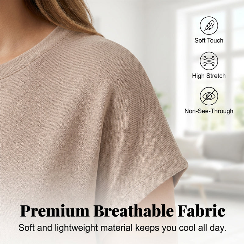 ⏳Limited-time 50% off⏰Women's T-Shirt Dress – Soft, Pockets, Effortless Midi👗