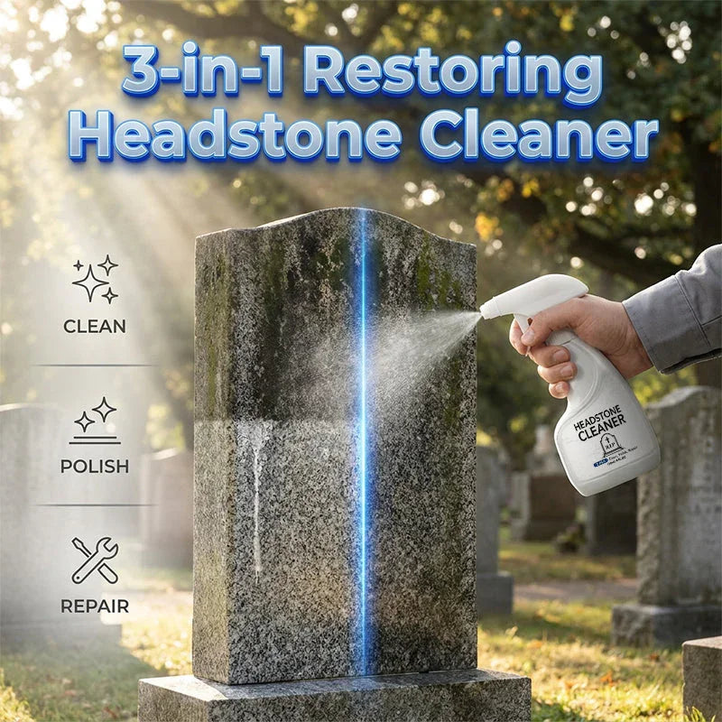 📢📢50% OFF !! ⏰ Professional Headstone & Memorial Cleaner