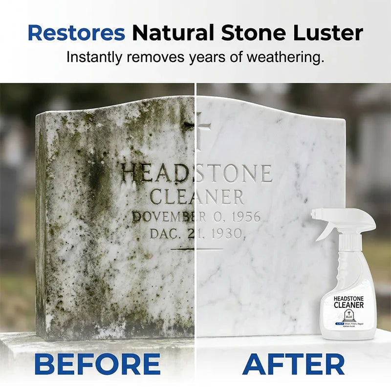 📢📢50% OFF !! ⏰ Professional Headstone & Memorial Cleaner