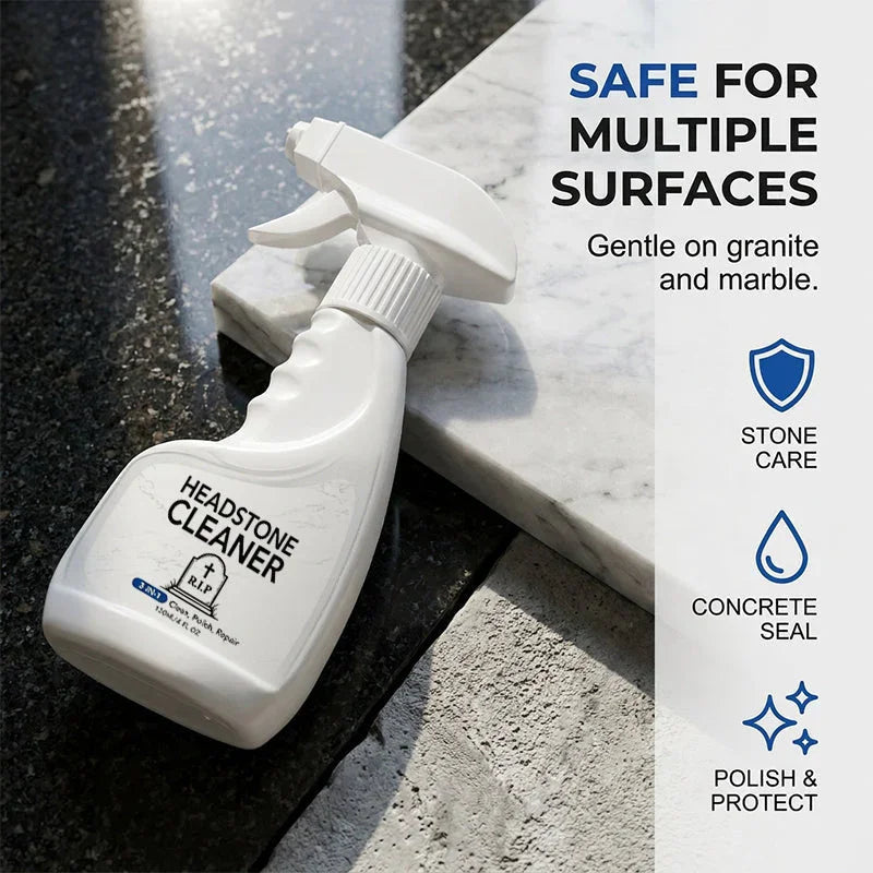 📢📢50% OFF !! ⏰ Professional Headstone & Memorial Cleaner