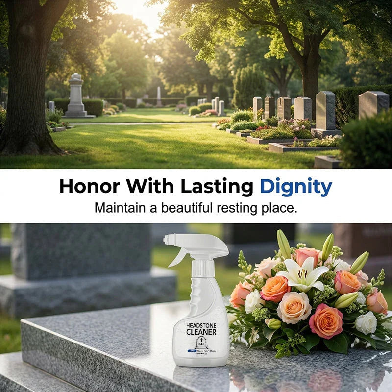 📢📢50% OFF !! ⏰ Professional Headstone & Memorial Cleaner