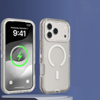 📱Shockproof Clear Magnetic Phone Case🛡️ – Strong Magnetic Lock, Anti-Yellowing & 360° Protection