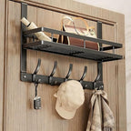 🔥 LIMITED-TIME 50% OFF! ✨ Over-The-Door Hook with Basket – Space-Saving, Strong, Tool-Free 🚪