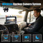 🔥Hot Sale ＆ 50％ Off🔥7-Inch HD Wireless Backup Camera System
