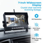 🔥Hot Sale ＆ 50％ Off🔥7-Inch HD Wireless Backup Camera System