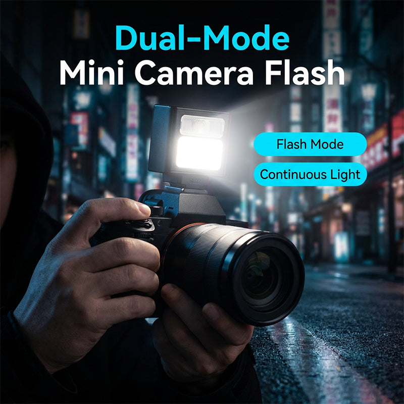 📸 LIMITED-TIME 50% OFF! ✨ Pocket-Sized Camera Flash – Dual Mode, Hot Shoe Mount, USB-C Recharge ⚡