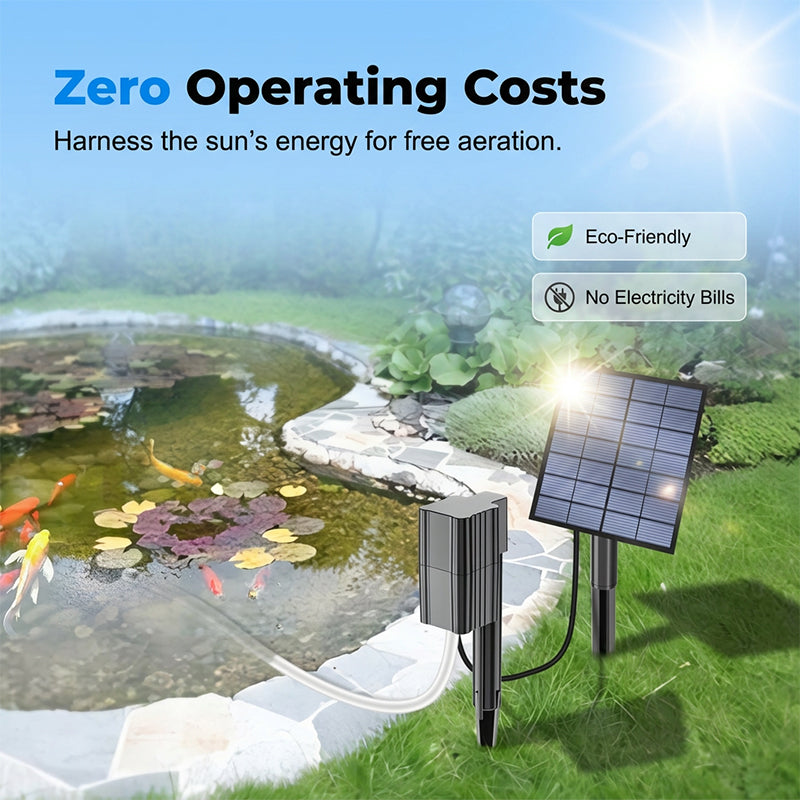 🔥LIMITED TIME 50% OFF!✨Solar Pond Aerator with Air Pump