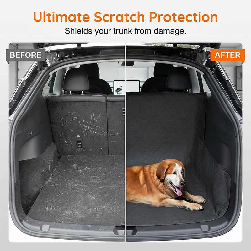 🚗40% OFF NOW!⏰Car Boot Liner Waterproof Pet Travel Mat – Non-slip & easy to clean – Protects trunk from dirt, spills & fur – perfect for dogs or outdoor gear 🐕