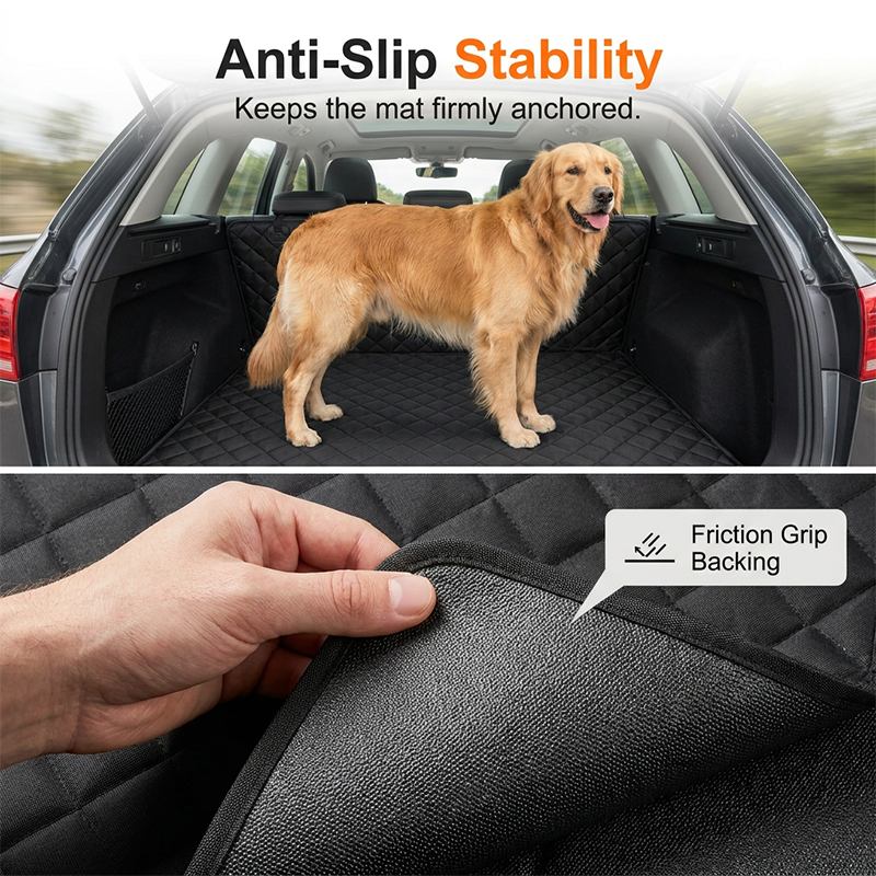 🚗40% OFF NOW!⏰Car Boot Liner Waterproof Pet Travel Mat – Non-slip & easy to clean – Protects trunk from dirt, spills & fur – perfect for dogs or outdoor gear 🐕