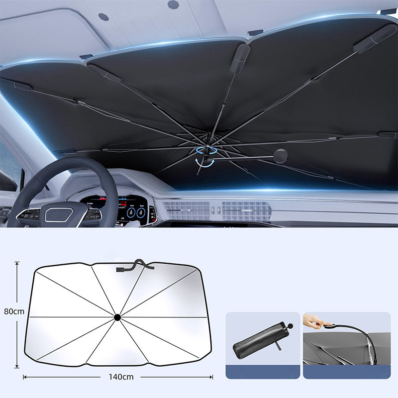 🏆LAST DAY SALE 56% OFF🔥Bendable Car Windshield Sunshade Umbrella