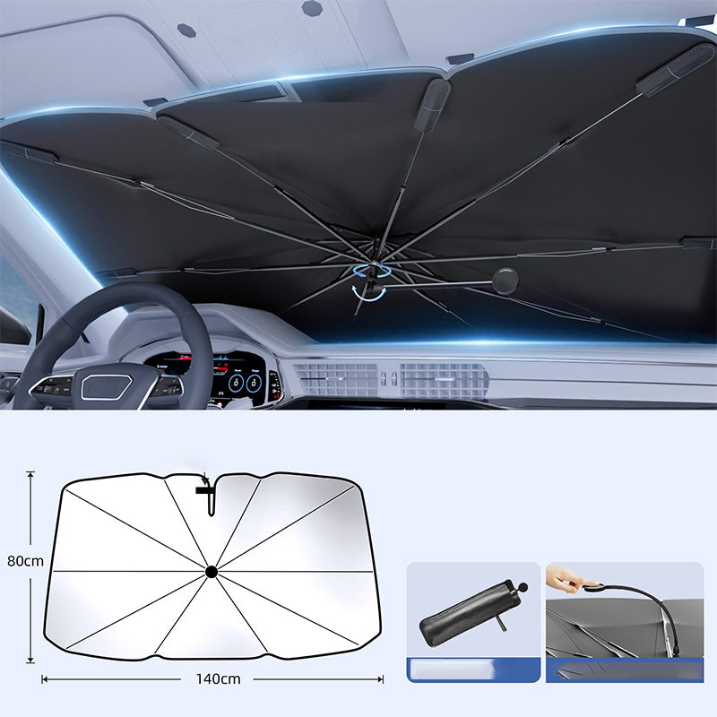 🏆LAST DAY SALE 56% OFF🔥Bendable Car Windshield Sunshade Umbrella