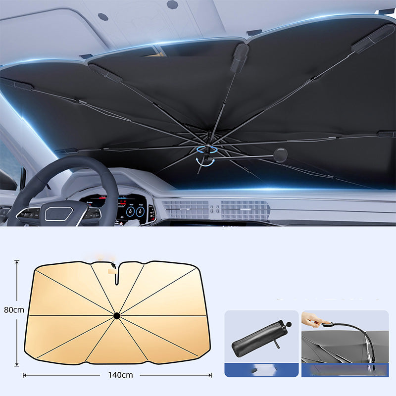 🏆LAST DAY SALE 56% OFF🔥Bendable Car Windshield Sunshade Umbrella
