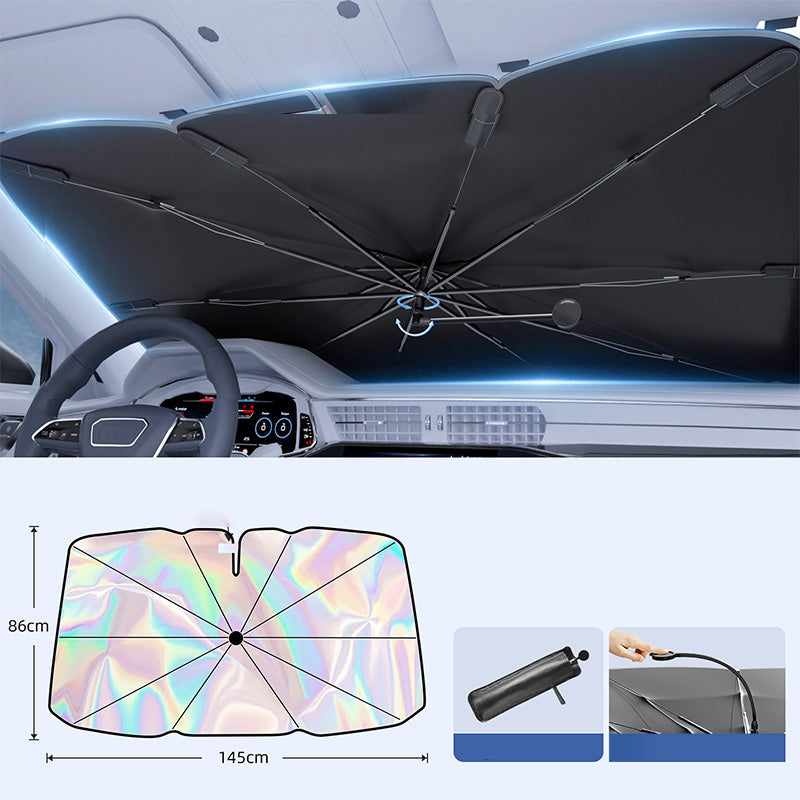 🏆LAST DAY SALE 56% OFF🔥Bendable Car Windshield Sunshade Umbrella