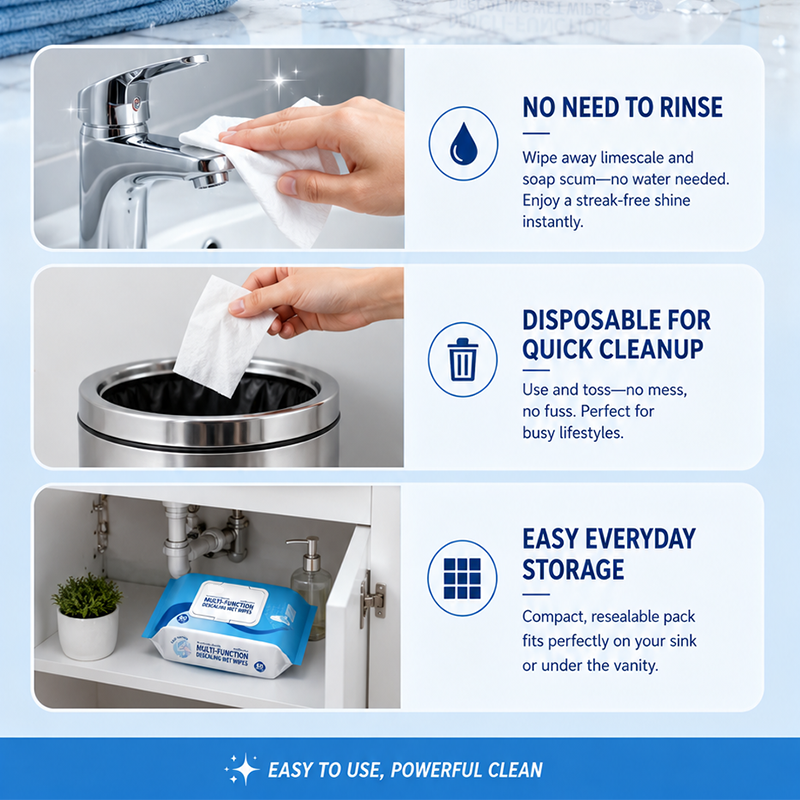 Multi-function Descaling Cleaning Wipes