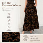 🎁2026 New Arrivals 52% OFF💥Women's Elegant Leopard Print Lapel Dress✨