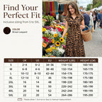 🎁2026 New Arrivals 52% OFF💥Women's Elegant Leopard Print Lapel Dress✨