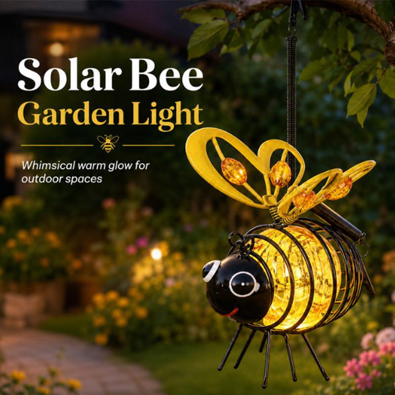 ⏰🔥LIMITED TIME 50% OFF!🔥50K+ SOLD! Solar-powered hanging bee lamp🌞🌜