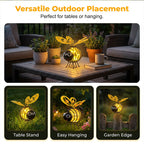 ⏰🔥LIMITED TIME 50% OFF!🔥50K+ SOLD! Solar-powered hanging bee lamp🌞🌜