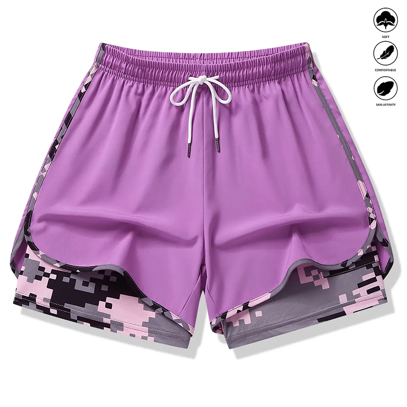 📢📢50% OFF !! ⏰Women's Casual Athletic Shorts with Built-in Liner