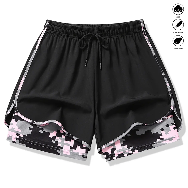 📢📢50% OFF !! ⏰Women's Casual Athletic Shorts with Built-in Liner