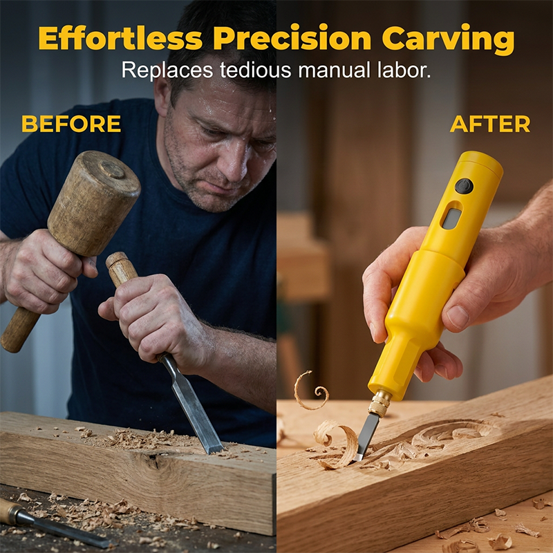 🔧✨ All-in-One Electric Carving Tool Set 57% OFF! Precise, powerful, versatile – perfect for wood, linoleum & DIY projects. 🔥🎨