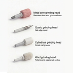 💅Professional Electric Nail Polisher – Smooths thick nails, 99-speed display. Multiple heads for shaping & buffing. 💎