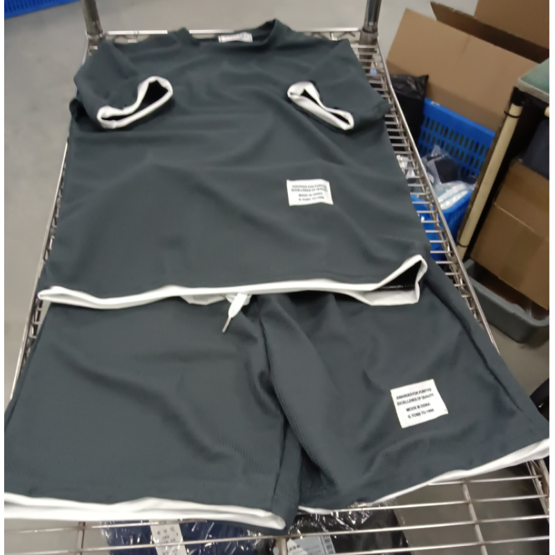 🎉 LIMITED TIME 50% OFF! 👕 Men's Waffle Knit T-Shirt & Shorts Set – Cooling Sensation Fabric & Relaxed Fit Design 💙