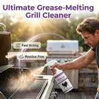 ⏰🔥LIMITED TIME 50% OFF!🔥50K+ SOLD!💧Heavy-Duty Grill Cleaner & Degreaser(New generation, all-new packaging)