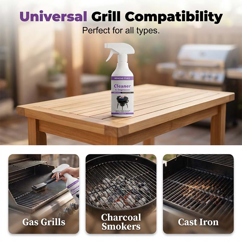 ⏰🔥LIMITED TIME 50% OFF!🔥50K+ SOLD!💧Heavy-Duty Grill Cleaner & Degreaser(New generation, all-new packaging)
