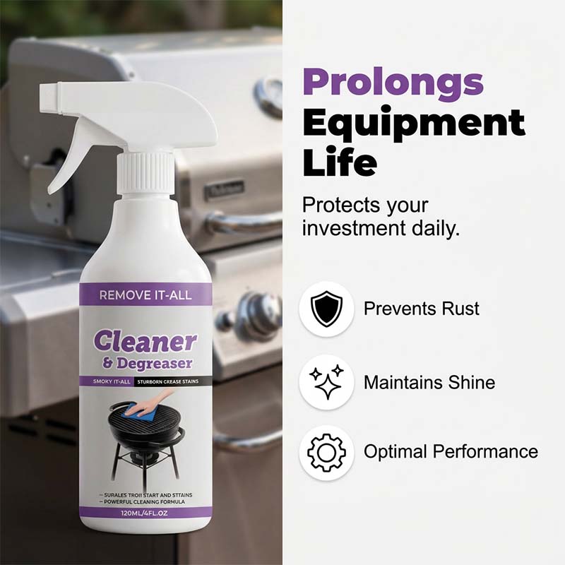 ⏰🔥LIMITED TIME 50% OFF!🔥50K+ SOLD!💧Heavy-Duty Grill Cleaner & Degreaser(New generation, all-new packaging)