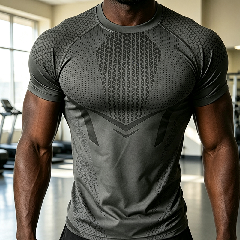 Men's Breathable Quick Dry Workout T-Shirt
