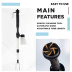 🎉50% off 🔥 Electric Aquarium Gravel Cleaner✨