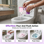 🔥 Automatic Foaming Toilet Bowl Cleaner Powder