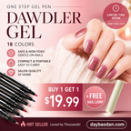 💅 Limited Time Buy 1 Get 1 Free ✨One Step Nail Gel Pen🎨Free handheld mini UV nail lamp💡